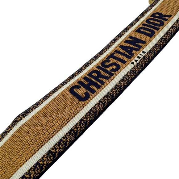 Authentic Christian Dior Embroidery Shoulder Strap Cotton #36635434 - Picture 7 of 12